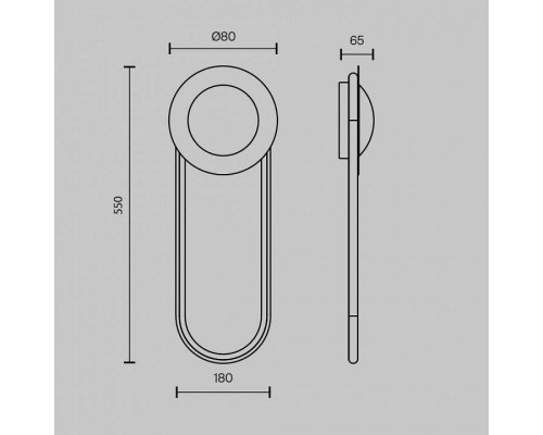 Бра Maytoni Link MOD357WL-L16BS3K1