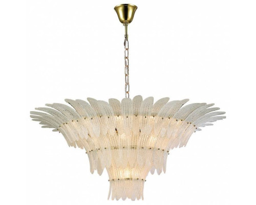 Подвесная люстра Newport VICTORIA 8812/C new gold white