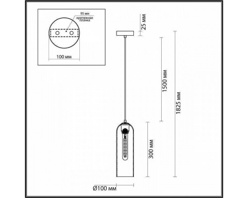 Подвесной светильник Odeon Light Vosti 4805/1