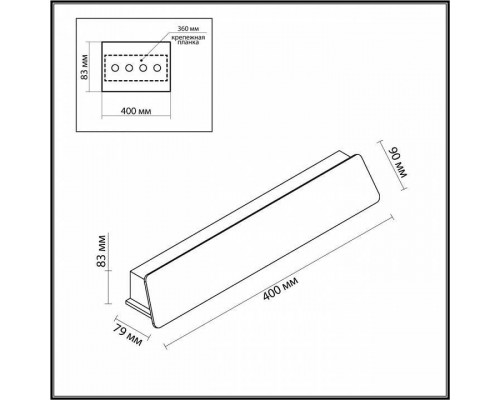 Накладной светильник Odeon Light Leo 6642/12WL