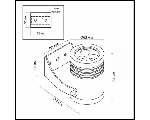 Наземный низкий светильник Odeon Light Stima 6648/6WA3