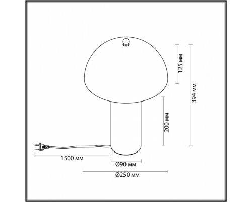 Настольная лампа декоративная Odeon Light Rufina 7089/2T