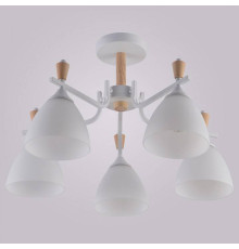Люстра на штанге Reluce 01622 01622-0.3-05 WH+WOOD