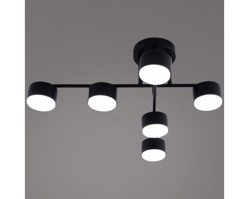 Люстра на штанге De Markt 03725-0.3-06 6 ламп черный GX53 03725-0.3-06 BK GX53