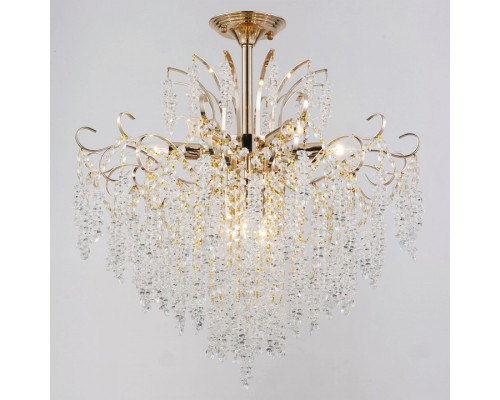 Люстра на штанге De Markt Сити 9xG9 золото 90324-0.3-09A FGD