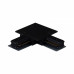 Соединитель угловой L-образный для треков встраиваемых Reluce  RL 06044 corner connector BK