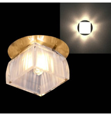 Встраиваемый светильник Sneha  7288/H G9 GD+WT