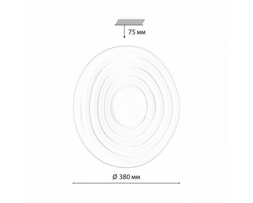 Накладной светильник Sonex Fass 7679/DL