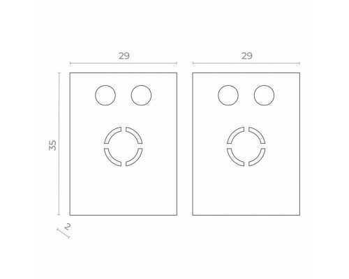 Заглушка для трека ST-Luce Skyflat ST069.409.12