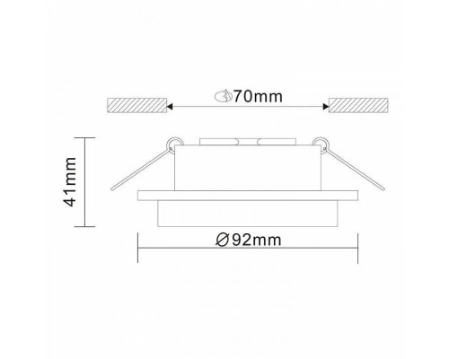 Встраиваемый светильник ST-Luce Chomia ST206.508.01