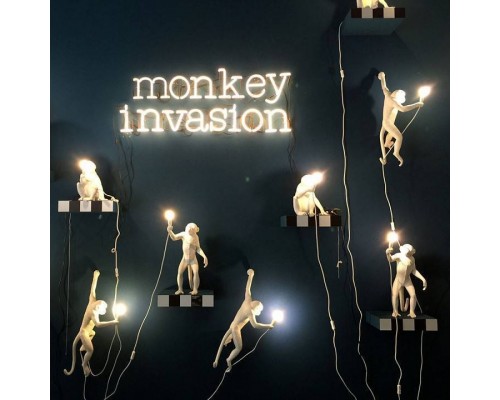 Плафон текстильный Seletti Monkey Lamp 14918 BLK