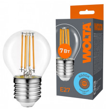 Лампа светодиодная Wolta  WF-G45-7W6KE27