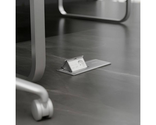 Выдвижной блок для розеток Werkel серебряный a069367