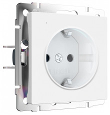 Розетка с заземлением с подсветкой, без рамки Werkel DBQ29 W1171461