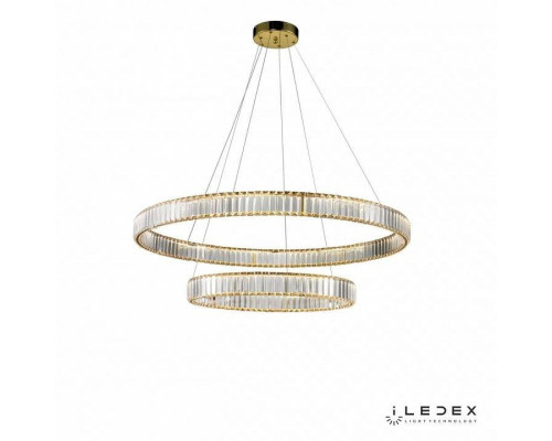 Подвесной светильник iLedex Woodstock 10920P/2-60W-3000K (10/6) GL-CL