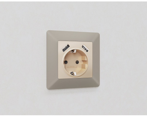 Рамка на 1 пост Ambrella Volt Line AF110361