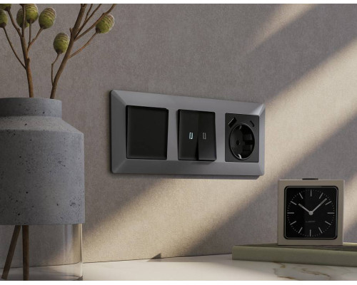 Рамка на 2 поста Ambrella Volt Line AF110502