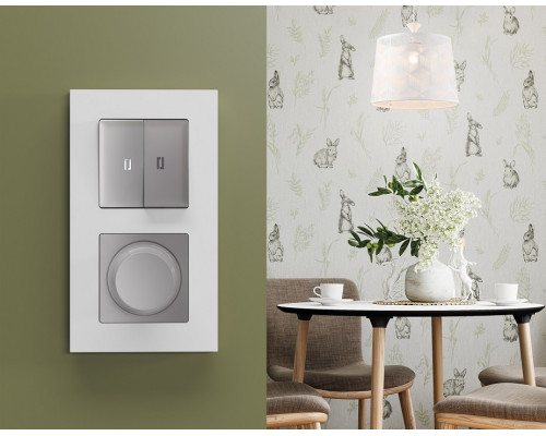 Рамка на 1 пост Ambrella Volt Qubi AF250121