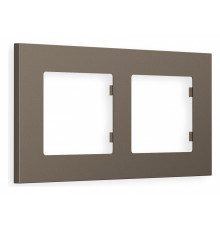 Рамка на 2 поста Ambrella Volt Qubi AF250632