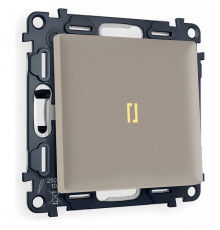 Выключатель проходной одноклавишный с подсветкой Ambrella Volt Quant MA362030