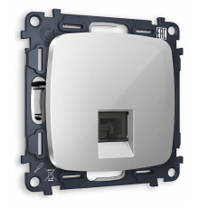 Розетка Ethernet RJ-45 и со шторками, без рамки Ambrella Volt Quant MO412010