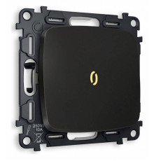 Выключатель одноклавишный с подсветкой без рамки Ambrella Volt Quant MO802010