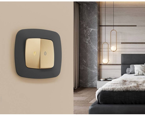 Рамка на 1 пост Ambrella Volt Ecta OF140801