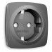 Накладка для розетки с заземлением Ambrella Volt Quant OP6560