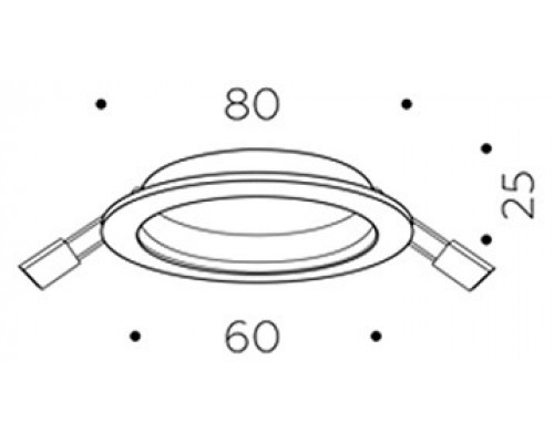 Встраиваемый светильник Ambrella Light C C6512