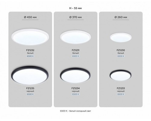 Накладной светильник Ambrella Light FZ FZ1231