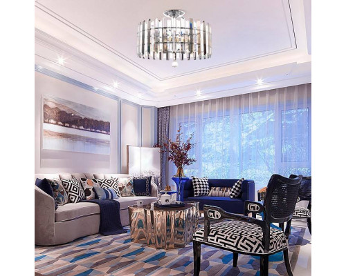 Люстра на штанге Arte Milano Sorrento-1409 хром 371409/6/100/470 CR