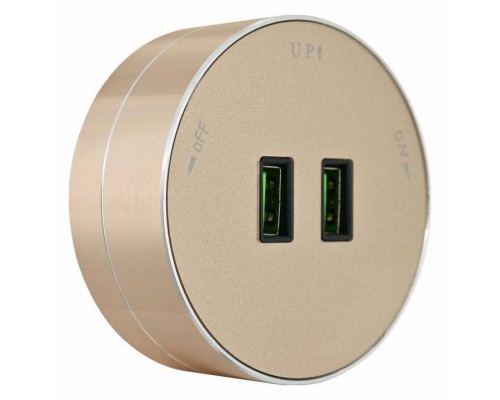 Розетка 2xUSB на треке Arte Milano Am-track-sockets 380011TS/USBx2 Gold