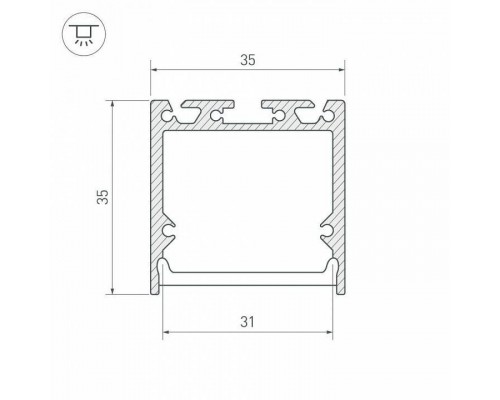 Короб универсальный Arlight SL-LINE 027986