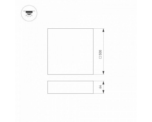 Накладной светильник Arlight QUADRO 034801