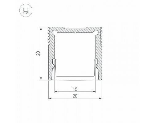 Короб накладной Arlight SL-SLIM 36836