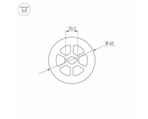 Профиль накладной гибкий Arlight WPH-FLEX 045869