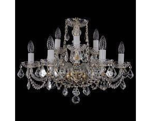 Подвесная люстра Bohemia Ivele Crystal 1402 1402/6_3/195/G/Leafs