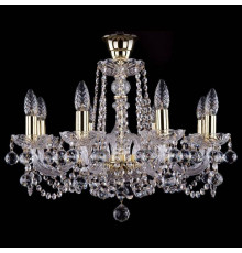 Подвесная люстра Bohemia Ivele Crystal 1402 1402/8/195/G/Balls/Tube