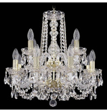 Подвесная люстра Bohemia Ivele Crystal 1402 1402/8+4/160/2d/G