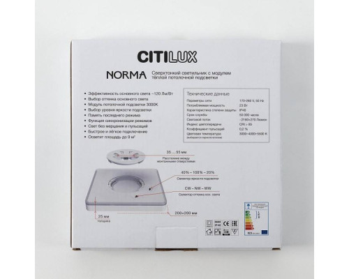 Накладной светильник Citilux Norma CL748K201
