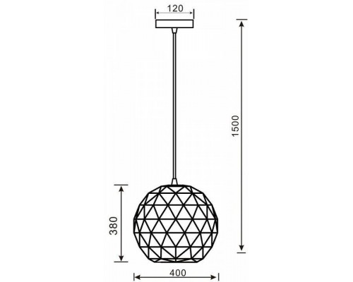 Подвесной светильник Deko-Light Asterope round 342130