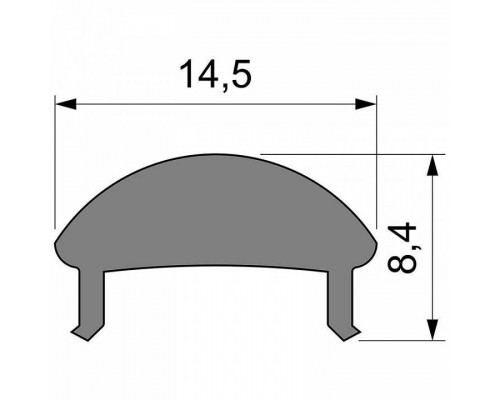 Профиль накладной Deko-Light L-01-10 985011