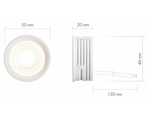 Модуль светодиодный Denkirs SLIM LED DK3000-5W