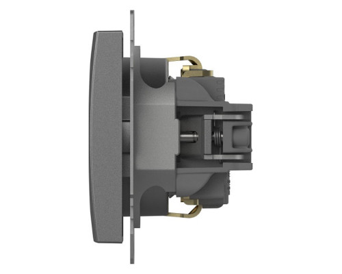 Розетка с заземлением, без рамки Elbi Eleсtriс Zena Vega 609-011000-217