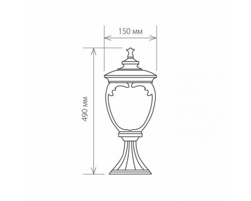 Наземный низкий светильник Elektrostandard Andromeda a027999