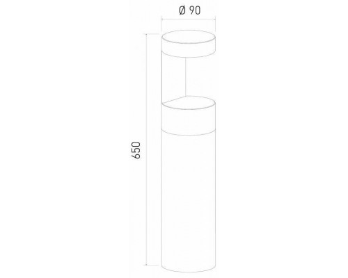 Наземный низкий светильник Elektrostandard Nimbus a055642