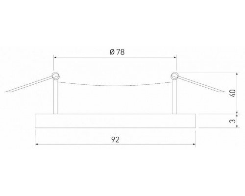 Встраиваемый светильник Elektrostandard 122 MR16 a055671