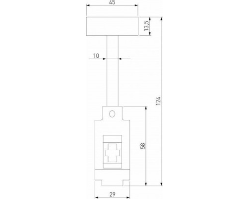 Токопровод концевой Elektrostandard Esthetic Magnetic a065433