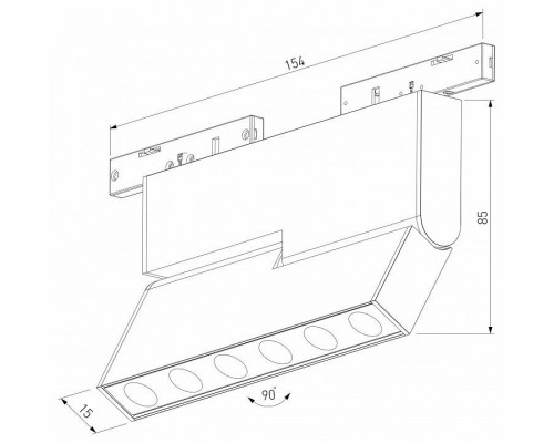 Накладной светильник Elektrostandard Mini Magnetic a067279