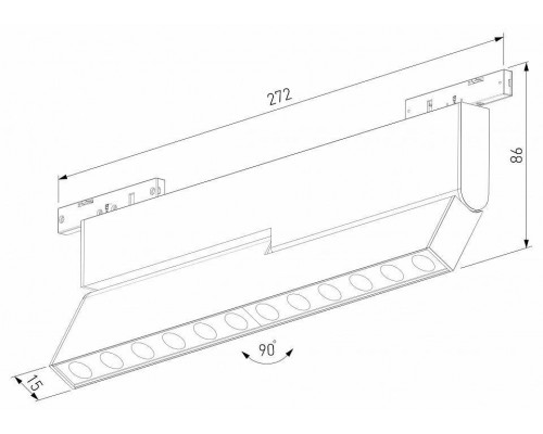 Накладной светильник Elektrostandard Mini Magnetic a067280